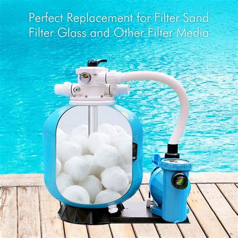 However, the step where most pool owners go wrong is determining how much sand has to go back into the filter tank. 700g 1.38g/Cm3 Circle White Swimming Pool Filter Media