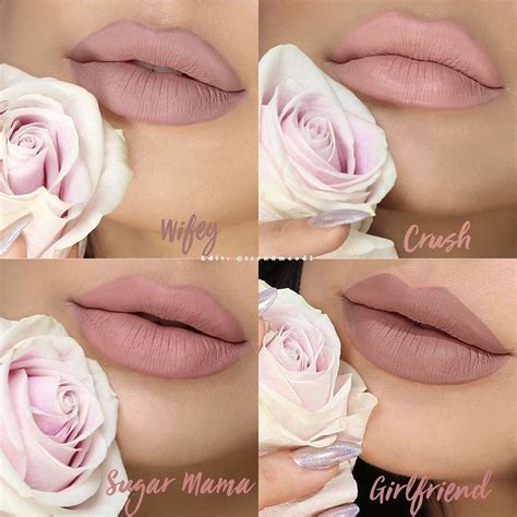 We're kinda digging sugar mama for spring, but we really don't think we can pick between these four, they're all gorgeous! HUDA BEAUTY Liquid Matte - Nude Love Collection - Sugar ...