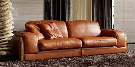 35 inches deep by 35 inches wide. Italian Leather Sofa Mountain by Calia Maddalena