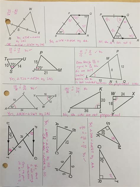 Isn't triangle abc the same as triangle cab? Unit 6 Similar Triangles Homework 4 Similar Triangle ...