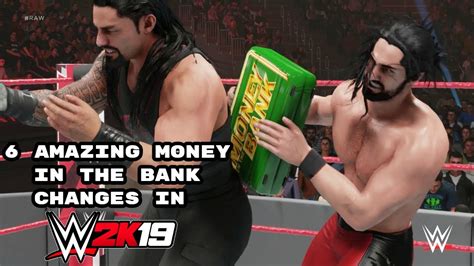 Epic match + ai money in the bank cash in! WWE 2K19: 6 Amazing Money In The Bank Changes - YouTube