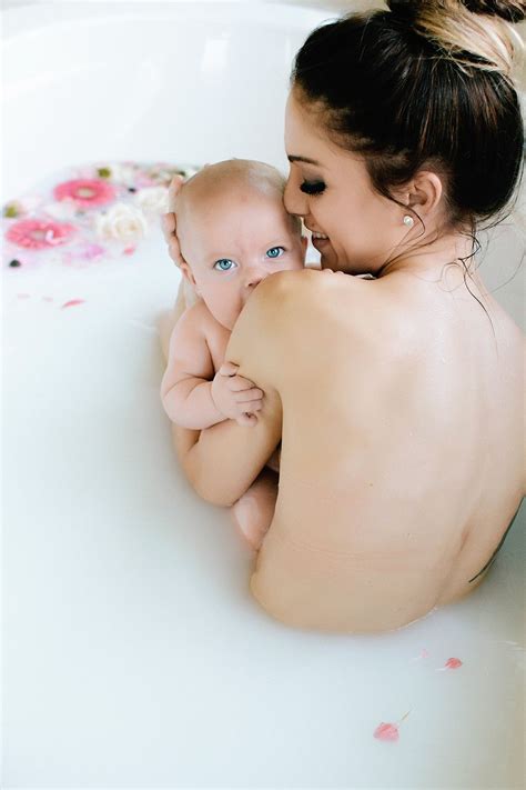 Draw the bath water (not too hot!) and place the baby bath seat in the tub. milk bath, maternity milk bath, child milk bath, milk bath ...