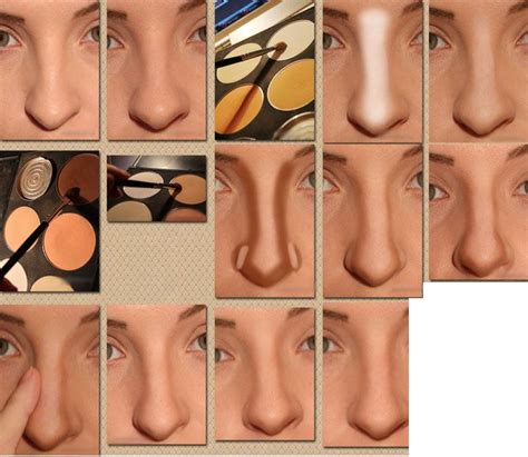 Apply shadow below the tip of a long nose to. contour your nose (2) | Nose contouring, Complexion makeup, Makeup