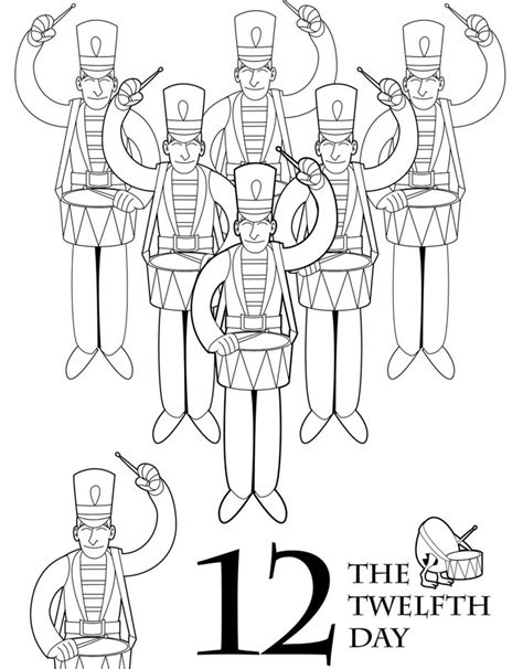 Over three dozen high quality christmas printable coloring pages available in pdf format. The 12 Days of Christmas Coloring Book | Christmas ...