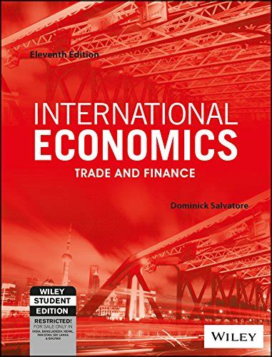 Ijief publishes exclusively in electronic (pdf) format. International Economics: Trade and Finance (Used) Second ...