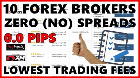 The problem with comparing brokerage costs solely on the basis of commissions is that for many a smart comparison has to take all of these fees into account. 📌 List of #10 ZERO (no) Spread FOREX BROKERS // Lowest ...