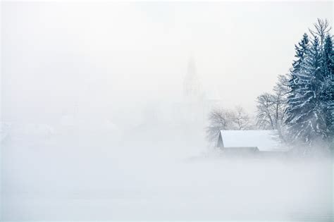 winter, Landscape, Snow, Mist Wallpapers HD / Desktop and Mobile ...