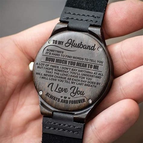 The 55 best creative and romantic gifts for your husband in 2020. Men Watch - Husband Watch - Great Gift For Husband ...