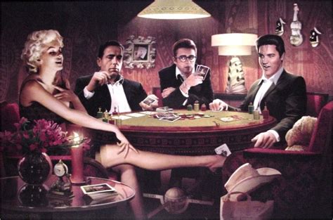 You said i was born in the wrong era. Marilyn Monroe and Elvis | Quadro De Poker ! Marilyn ...