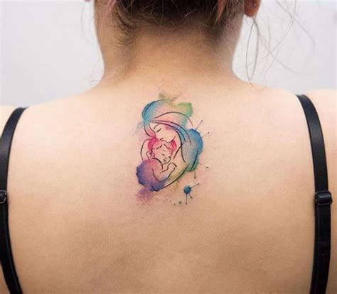 Hình xăm mini mẹ và con. Hình Xăm Mẹ Và Con Gái Đẹp Nhất ️ Tattoo Mẹ Bồng Con