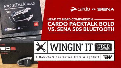 I have not had a sena but i know lots and lots of folks who use sena without much complaint. Cardo Packtalk Bold vs. Sena 50S Bluetooth - WingStuff.com