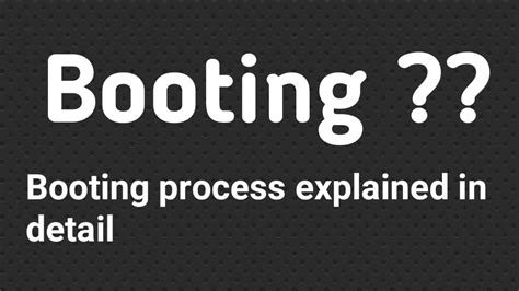 Alternatively referred to as boot up or sometimes start up, booting is the process of powering on a computer and getting into the operating system. What is booting in computer in Hindi ? Booting process ...