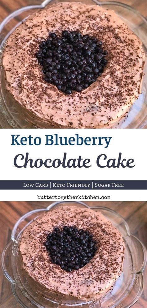 They fixed my chocolate craving, and my kids. Keto Blueberry Chocolate Cake #ketocake #ketochocolatecake #lowcarbcake #sugarfreecake # ...