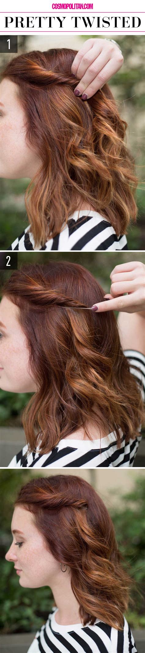 These quick styles are actually quite fun and exciting! 15 Super-Easy Hairstyles for Lazy Girls Who Can't Even ...