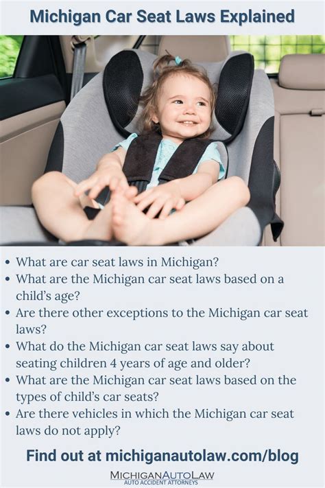 The article contains all the necessary information concerning the rules and regulations. Michigan Car Seat Laws Explained | Car seats, Law for ...