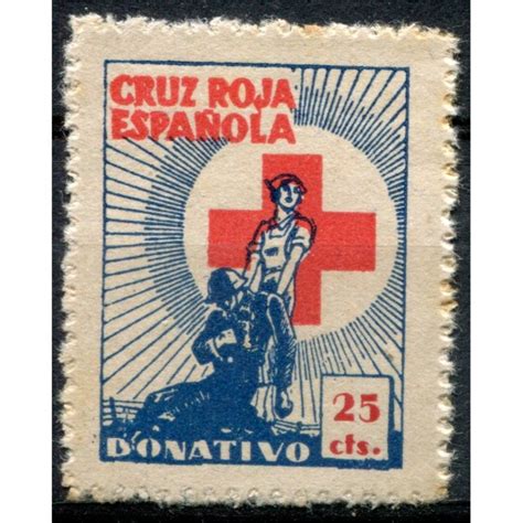 Cruz roja repartirá 1.618 kilos de alimentos en tomelloso. Cruz Roja Española, Donativo 25c, GG 1653, MNH