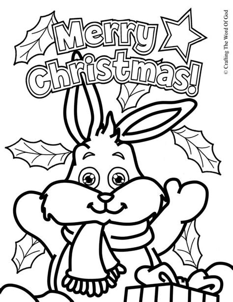 There are few cartoon characters that have stayed as popular over the years as bugs bunny has. Christmas Bunny Coloring Pages at GetDrawings | Free download