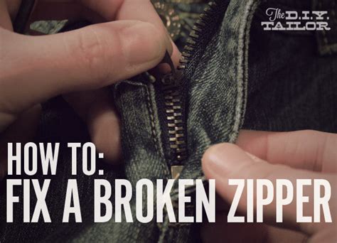 Slide a zip tie through the opening to act as a diy pull. Zipper Repair: How to Fix a Broken Zipper - ManMade DIY