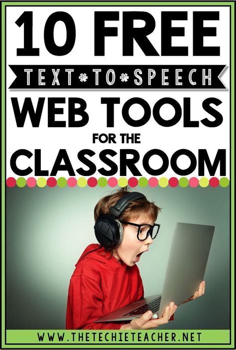 Free & always will be. 10 Free Text to Speech Web Tools for the Classroom ...