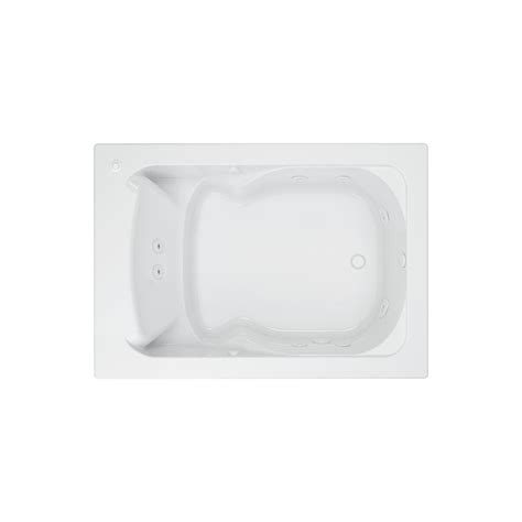 A jetted tub requires a bit more care than a standard bathtub. American Standard Evolution 60 in. x 36 in. Whirlpool Tub ...