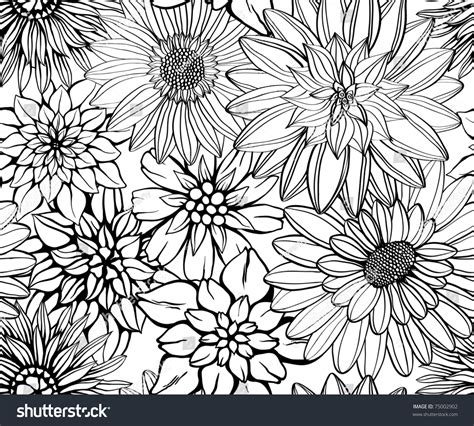Free download high quality wallpapers gorgeous images. Hand Drawn Floral Wallpaper With Set Of Different Flowers. Could Be Used As Seamless Wallpaper ...