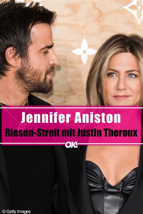 Justin und emma machten über instagram klar: Jennifer Aniston und Justin Theroux: Riesen-Steit ...