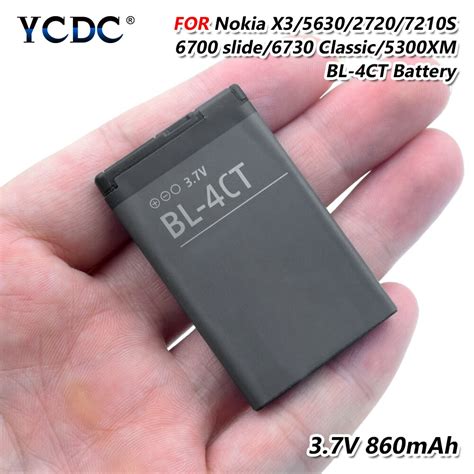 Nokia bl 4ct internal battery / cell specification / datasheet / info / information / detail. YCDC 1PC 3.7V 860mAh BL 4CT BL 4CT Lithium Rechargeable ...