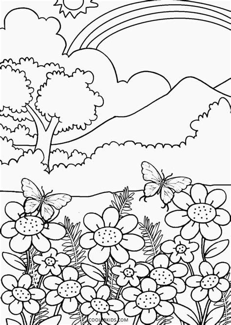 These two coloring pages are a part of my fist coloring ebook and i'm offering them as a free download for you to see a glimpse of the coloring ebook which has. Nature Coloring Pages | Coloring pages nature