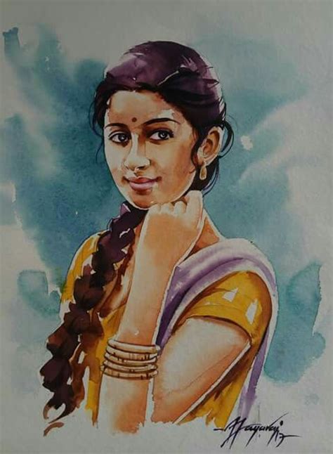 To marry a beautiful woman was considered very risky, so, unfortunately, many beauties have died alone. Pin by Shubham mishra on watercolour anatomy | Indian art ...