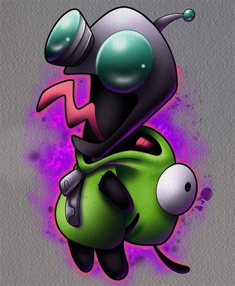 The first batch zim doodles Gir - Invader Zim, Tattoo Design (With images) | Anime ...