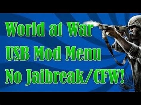 mw2/ps3 cfg mod menu install tutorial {no infection needed} (works in public match!) 08:01. How to get a USB/CFG Mod Menu for COD: World at War ...