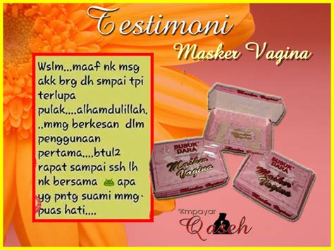 Apa lagi wanita2 diluar sana xteringin nak cuba ker??? JAMU SUSUK DARA ~ STOKIS EMPAYAR QASEH: Testimoni Masker ...