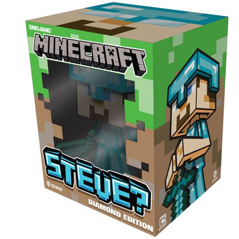 Check spelling or type a new query. Minecraft 6" Vinyl Figure - Steve Diamond Edition | at ...