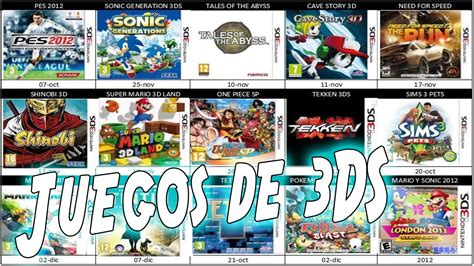 La oferta de de juegos para nintendo 3ds es extensa y hay para todos los gustos; MIS JUEGOS DE 3DS - YouTube