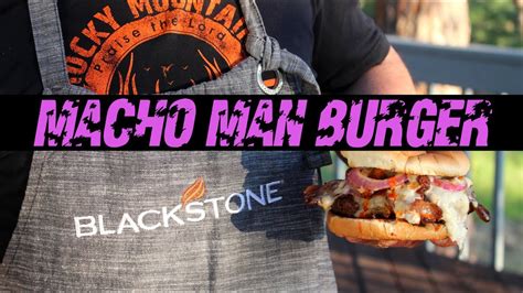 Macho Man Blackstone Griddle Burger - YouTube