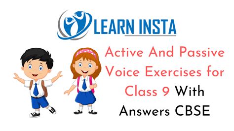 Active and passive voice has been a very important chapter in english grammar. Active And Passive Voice Exercises for Class 9 With ...