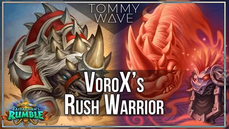 7 fel guardians x 1. VoroX's Rush Warrior - Hearthstone Decks - YouTube