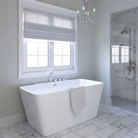 Many models of whirlpool bathtubs ready for delivery! Ariel Bath Catania 68" x 34.5" Freestanding Whirlpool Bathtub