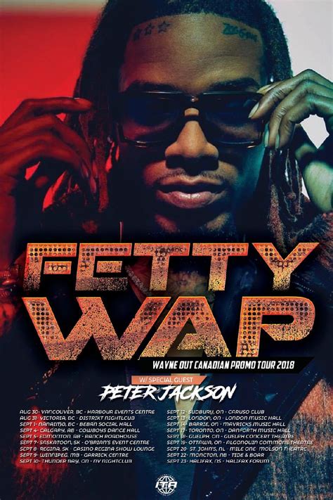 Fetty wap's 2021 tour schedule has 3 concerts lined up for this year. Fetty Wap to Play Two-Night Stint in Vancouver and ...