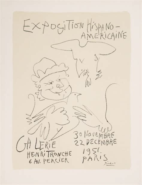 He is famous for his role in pioneering cubism with georges braque and for his melancholy blue period pieces. Picasso, Pablo - 1951 - Galerie Tronche, Paris ...