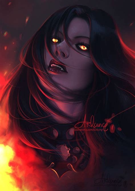 Un vampiro en mi cama. #ArtStation #ArkunyArt #CharacterArt #FantasyCharacterArt ...