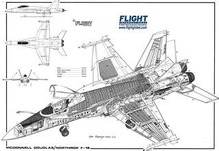 Click here to view drawing. McDonnell Douglas F/A-18 Hornet Cutaway Drawing | Like the ...
