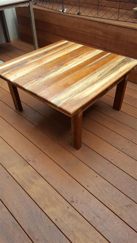 A salute to the beauty of reclaimed wood, edin bring character and texture into your space. Coffee table made from recycled pallet timber. Measures ...