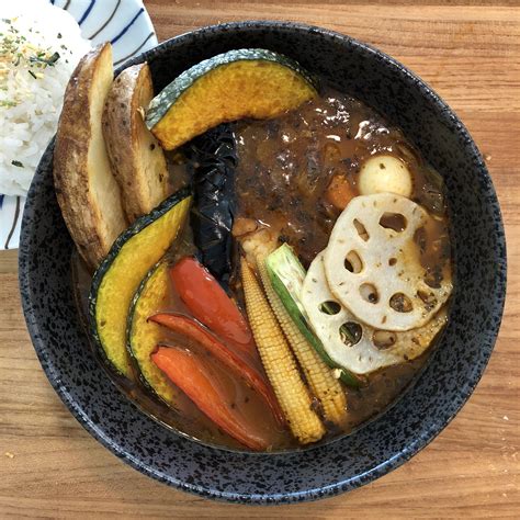 This second coming, as it were, began in 1971 when a restaurant in cold, snowy sapporo, on the northern main island of hokkaido, whipped up a comforting, soupy medicine curry, loaded with spices and herbs. Homemade Sapporo Soup Curry : food