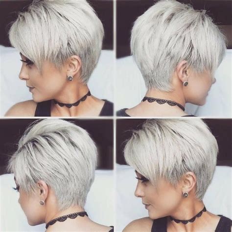 It's chic and easy to do. Chic Short Hairstyles for Thick Hair, Women Short Haircut ...