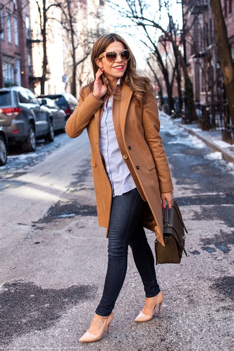 Palm beach 100% camel hair sport blazer. Casual Friday | Camel Trench + Skinny Denim - Olivia Jeanette