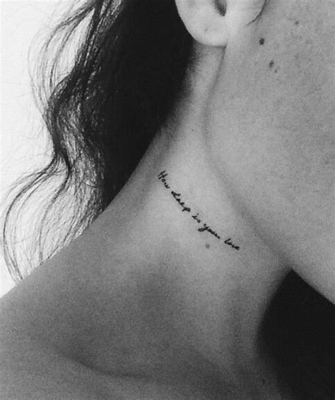Check spelling or type a new query. She is art vs masterpiece | Neck tattoos women, Girl neck tattoos, Small neck tattoos