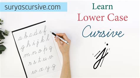 For those who are systematically learning the different letters of the cursive alphabet, you'll likely find the difficulty of mastering the cursive j is somewhere in the middle. J In Cursive Lowercase : Cursive Letters Alphabet Printable Lowercase And Uppercase ...