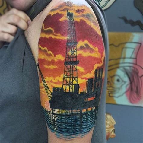 Avoid holding the tattoo directly under the water—the stream of water from the faucet may be too harsh on your new tattoo. 90 Sunset Tattoos For Men - Fading Daylight Sky Designs