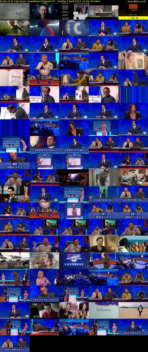 It is a crossover of the comedy show 8 out of 10 cats and the game show countdown. 8 Out of 10 Cats Does Countdown (Channel 4 HD) - 2019-04 ...